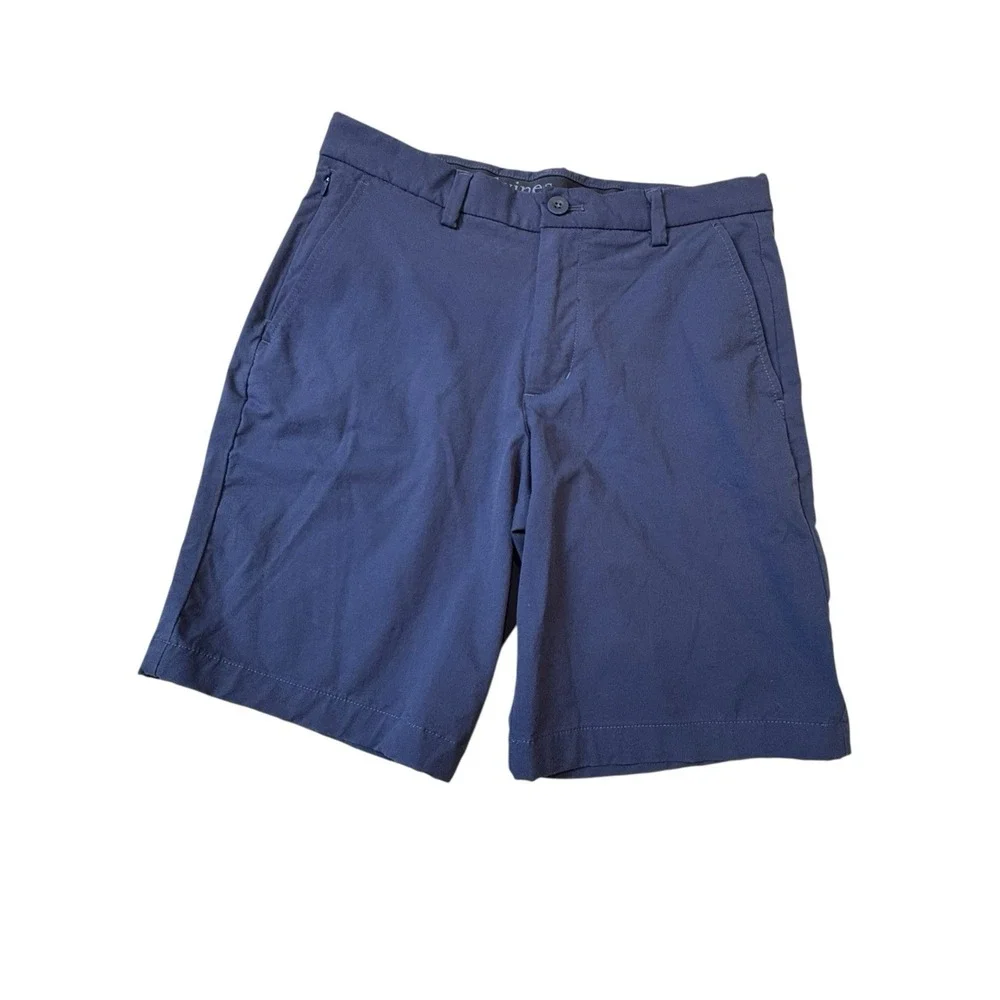 Vineyard Vines On The Go Shorts Men's 28‎ Blue Performance Chino Stretch Pockets